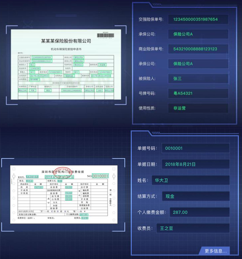 文档证件物流医疗海关单据财务发票信息OCR识别SKD定制开发小程序