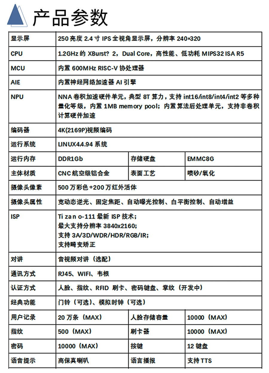 博奥智能多功能AI智能人脸识别语音提示视频通话门禁控制单机联网考勤机IC卡批发图案定制