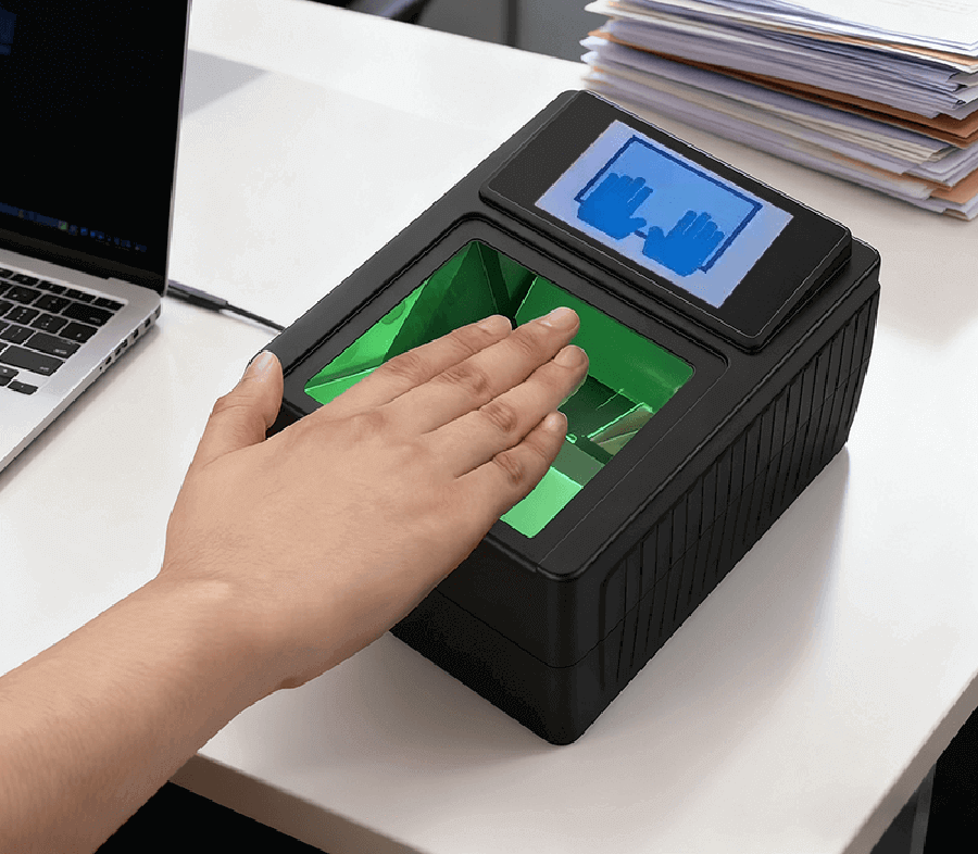 政务窗口光学四指扫描仪操作场景_单指采集流程 政务窗口光学四指扫描仪操作场景_单指采集流程