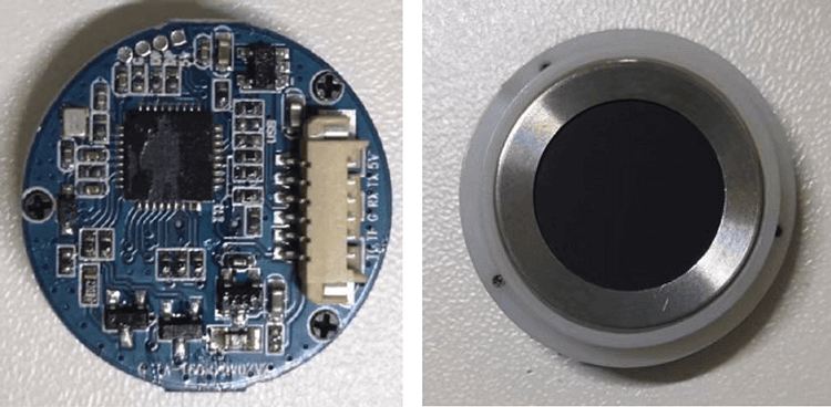 半导体指纹模块实物拍摄图