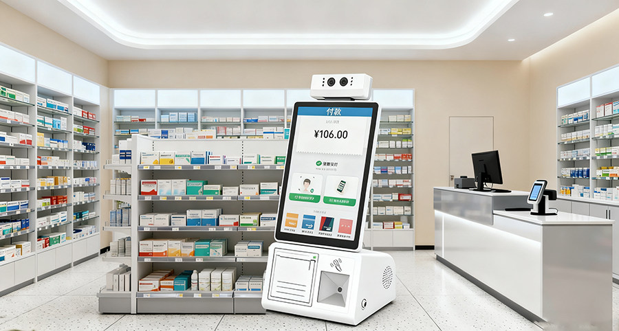 多功能桌面智能终端产品外观展示